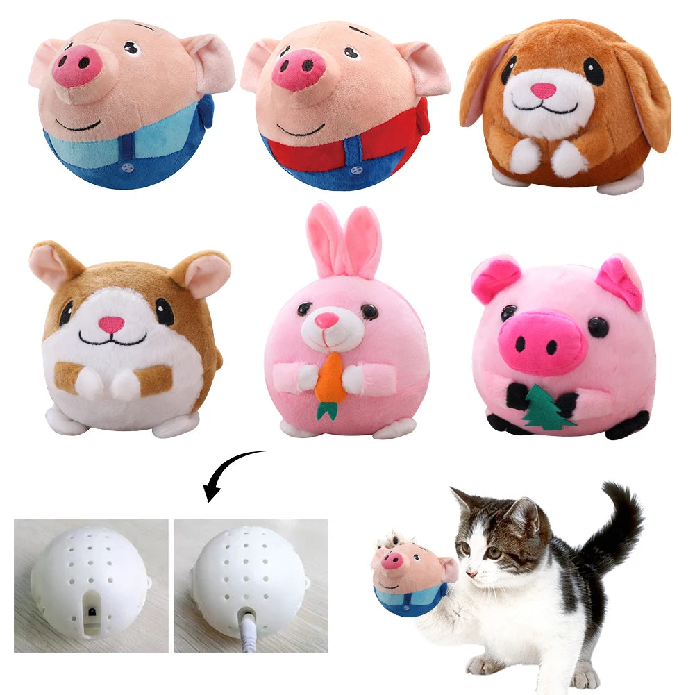 Electronic Pet Dog Toy Music Vibration Bouncing Ball Happy Tails Market Electronic Pet Dog Toy Music Vibration Bouncing Ball Happy Tails Market