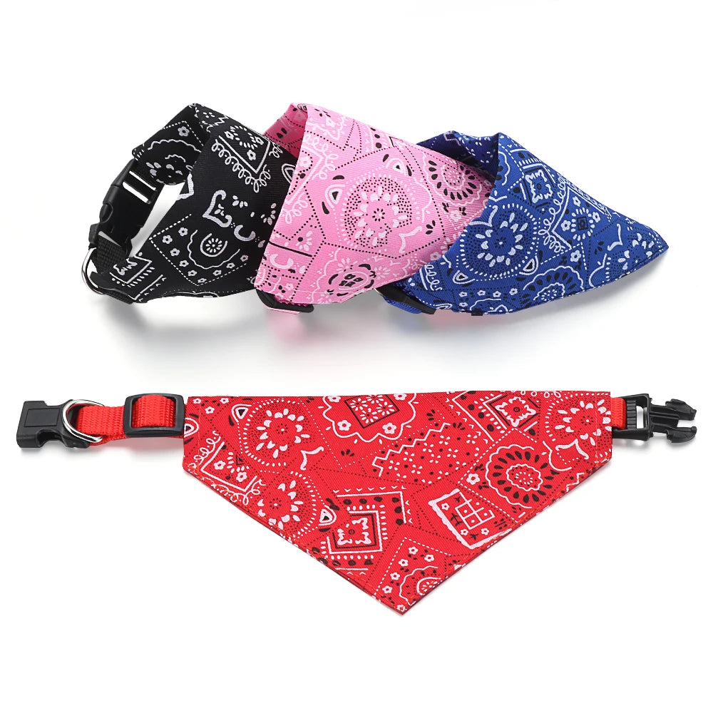 Adjustable Triangular Washable Bandana For Pet Dog/Cat