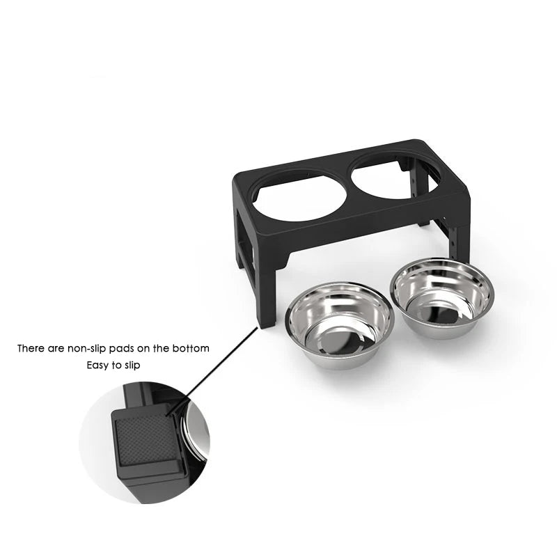 Adjustable Elevated Dog Bowls