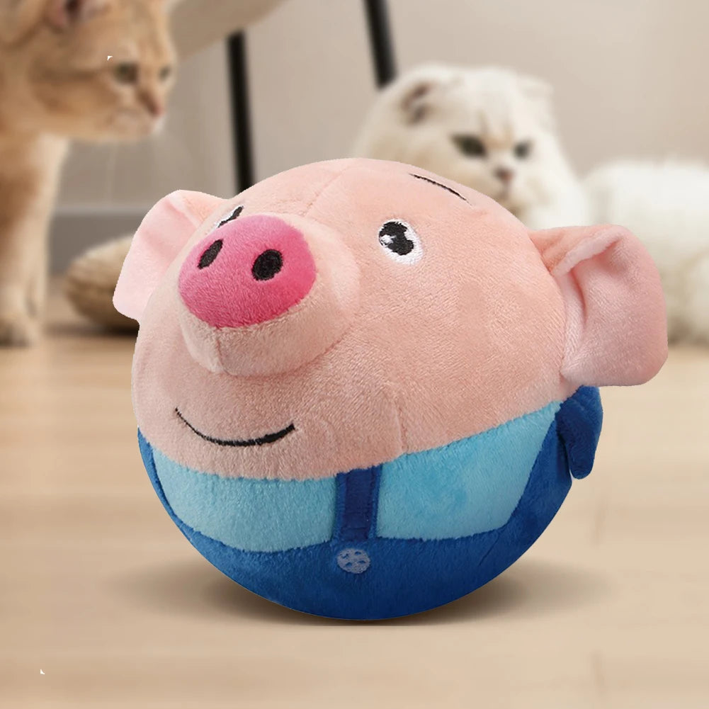 Electronic Pet Dog Toy Music Vibration Bouncing Ball Happy Tails Market Electronic Pet Dog Toy Music Vibration Bouncing Ball Happy Tails Market