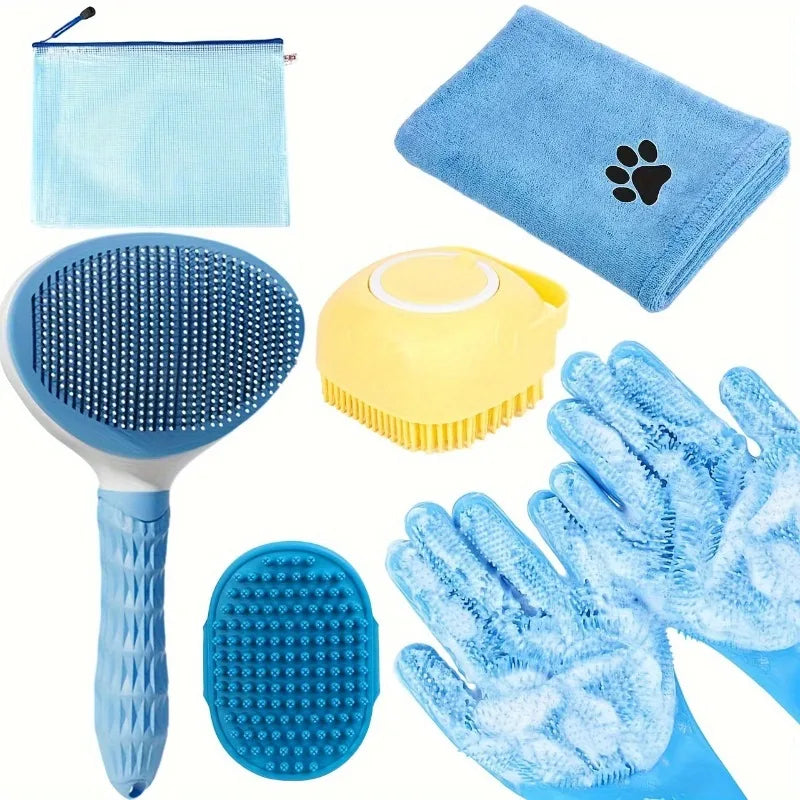 Pet Kit Cleaning Set With Hair Remover Brush