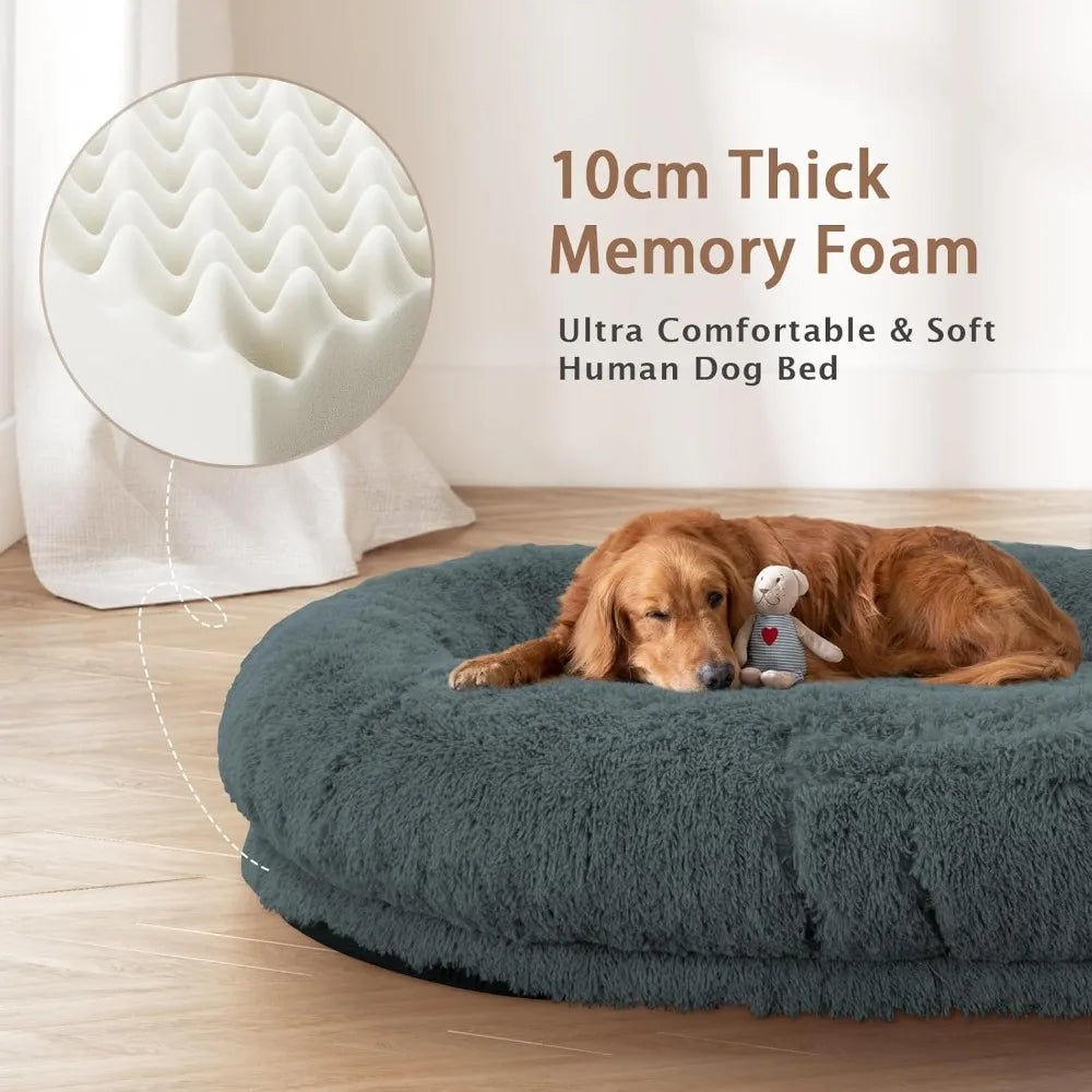 ROOMTEC Human Size Dog Bed, Washable