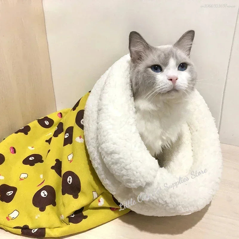 Soft Cuddly Cat Sleeping Bag