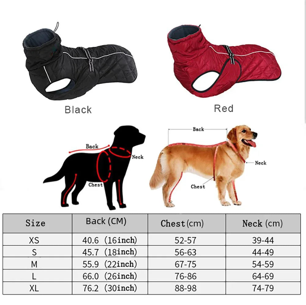 Dog Outdoor Waterproof Reflective Jacket