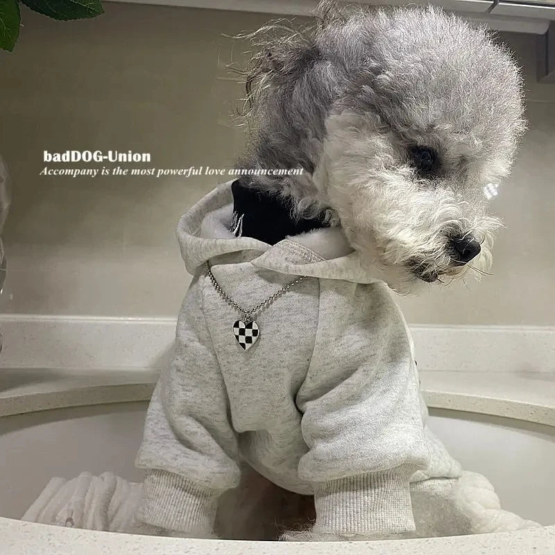 Letter Hoodie Pet Clothing Dogs Fashion Cotton Dog Clothes