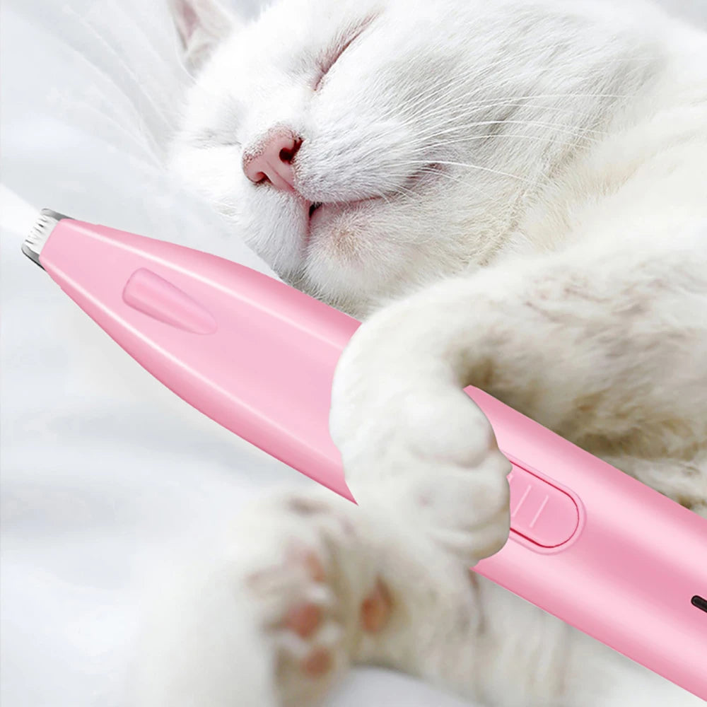 Electric Pet Claw Hair Trimmer with LED Light for Dog/Cat