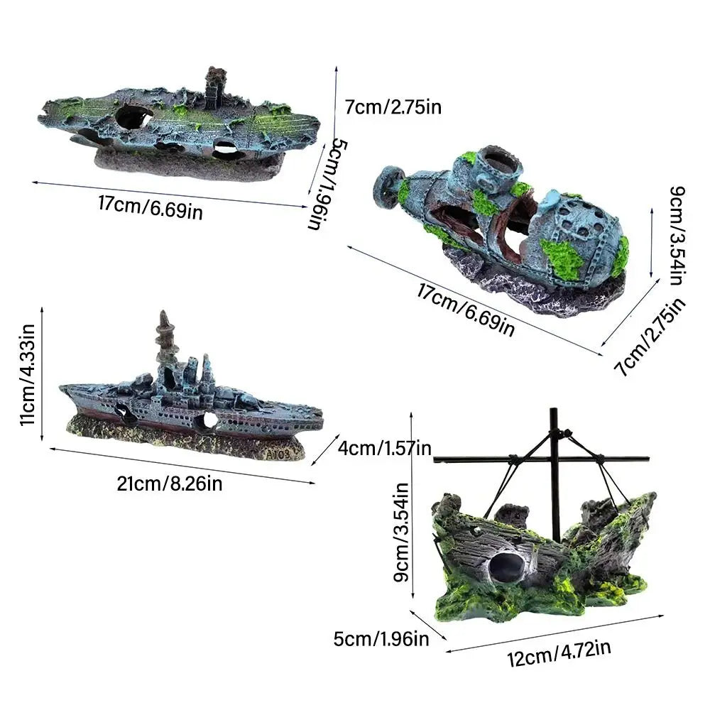 Ornamental Ship Wreck