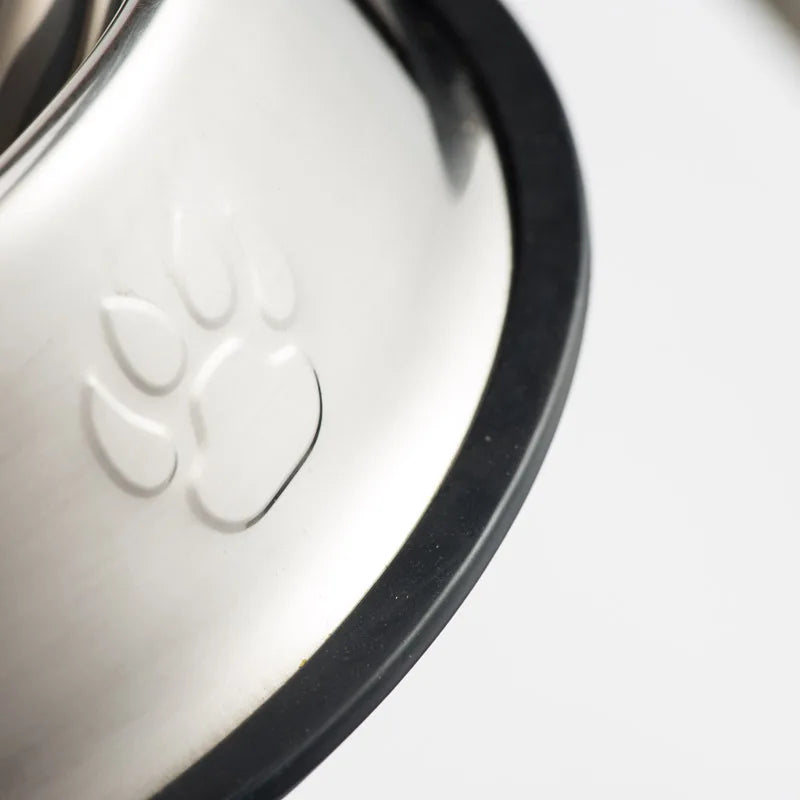 Pet Dog/Cat Stainless Steel Feeding/Water Bowl