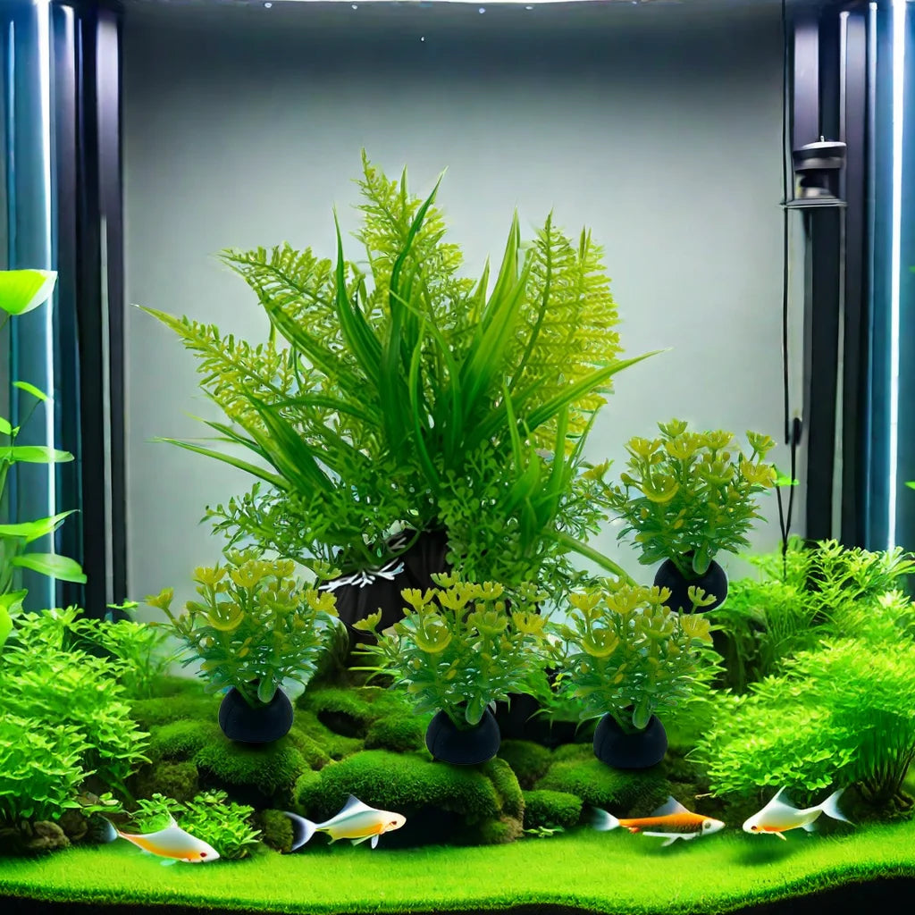 Aquarium Plants Ornaments Plastic Simulation Artificial Water Grass