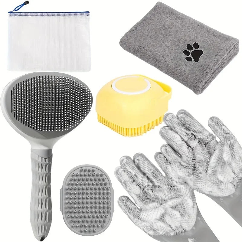 Pet Kit Cleaning Set With Hair Remover Brush