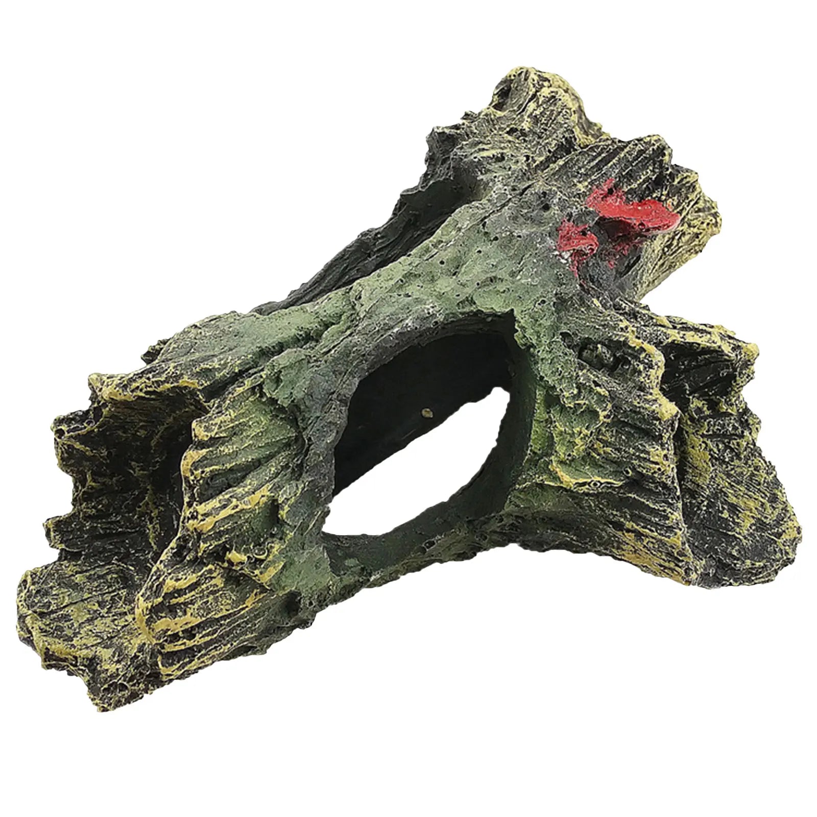 Aquarium Hollow Log Decor Multifunction Resin Fish