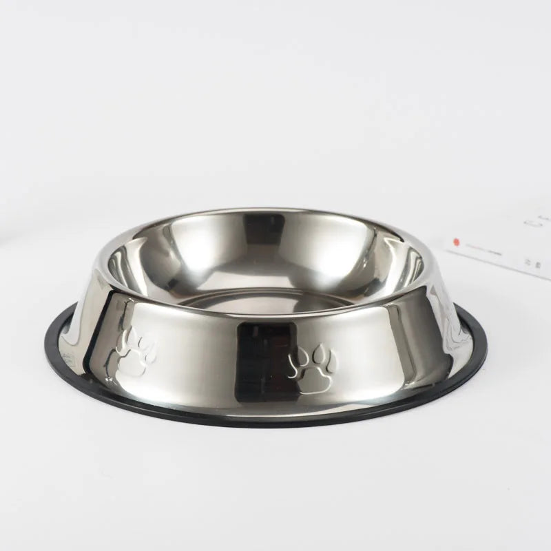 Pet Dog/Cat Stainless Steel Feeding/Water Bowl