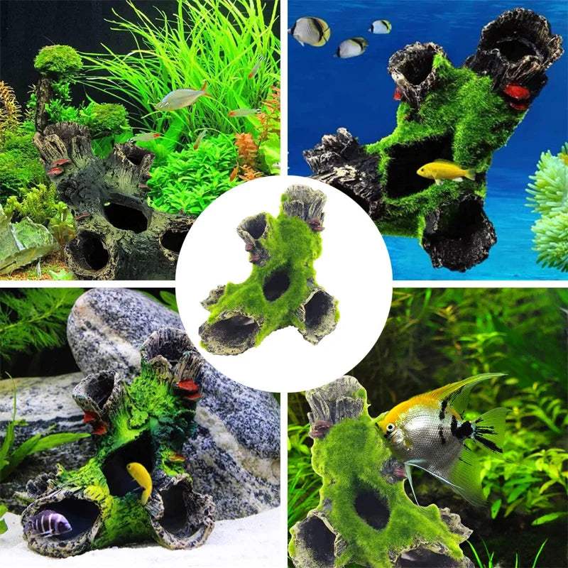 Aquarium Tree Trunk Decoration Resin for Fish Tank Decoration