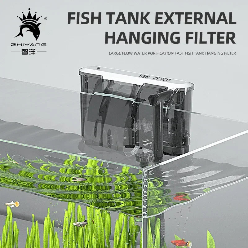 Wall-mounted Filter Three-in-one External Fish Tank