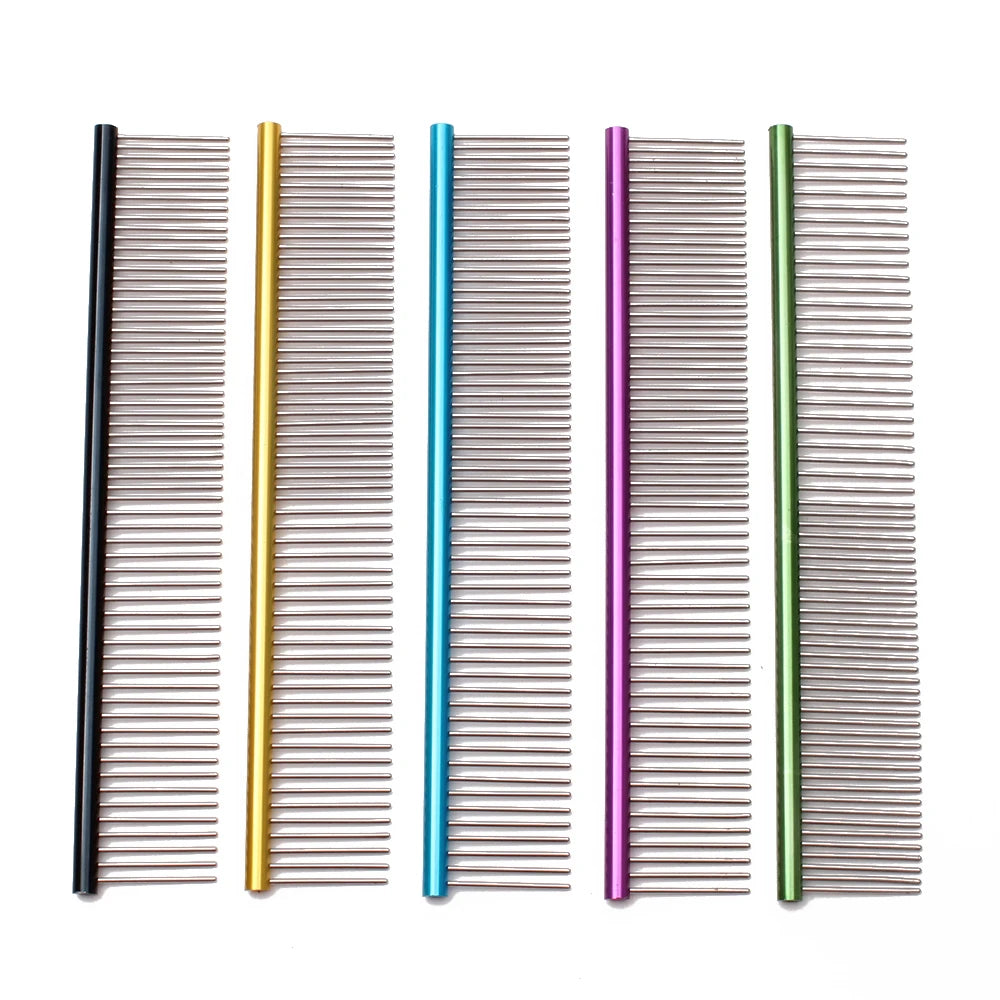 Pet Grooming Combs Aluminum Alloy Brush For Dogs