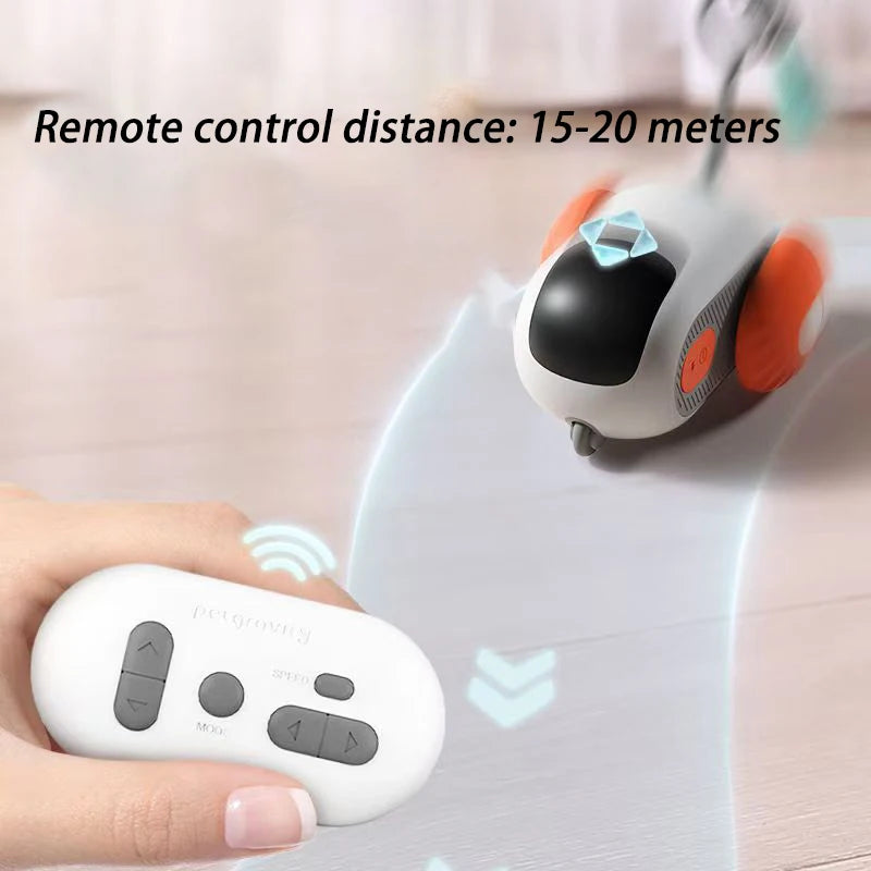 Smart Interactive Remote Control Electric Car Toy for Pet