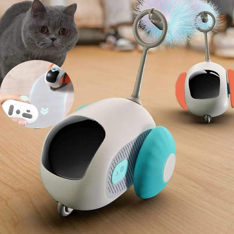 Smart Interactive Remote Control Electric Car Toy for Pet