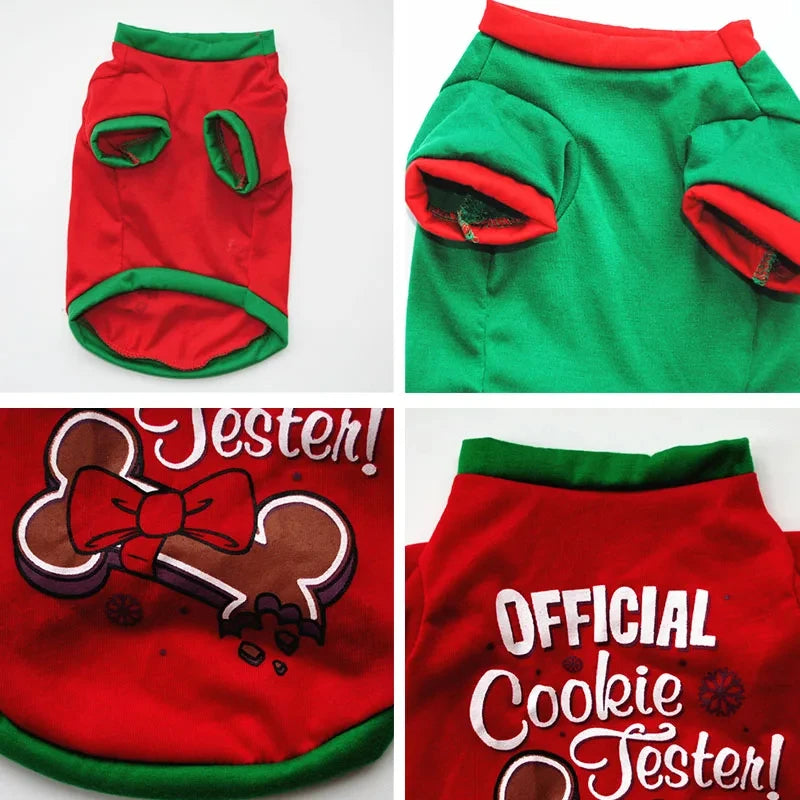 Christmas Dog Clothes New Year Pets Dogs Clothing For Small Medium Dogs