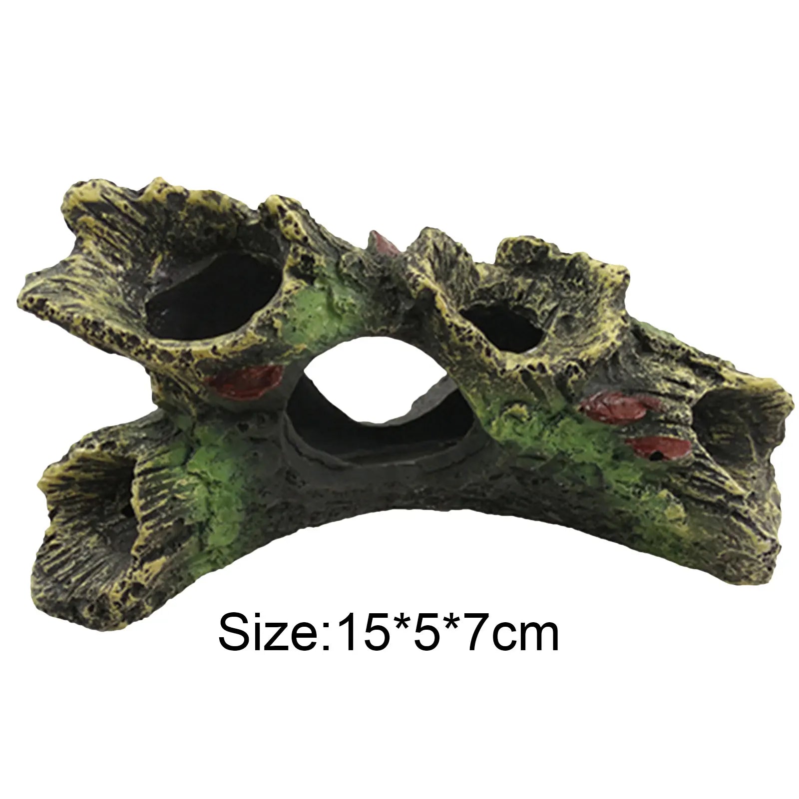 Aquarium Hollow Log Decor Multifunction Resin Fish