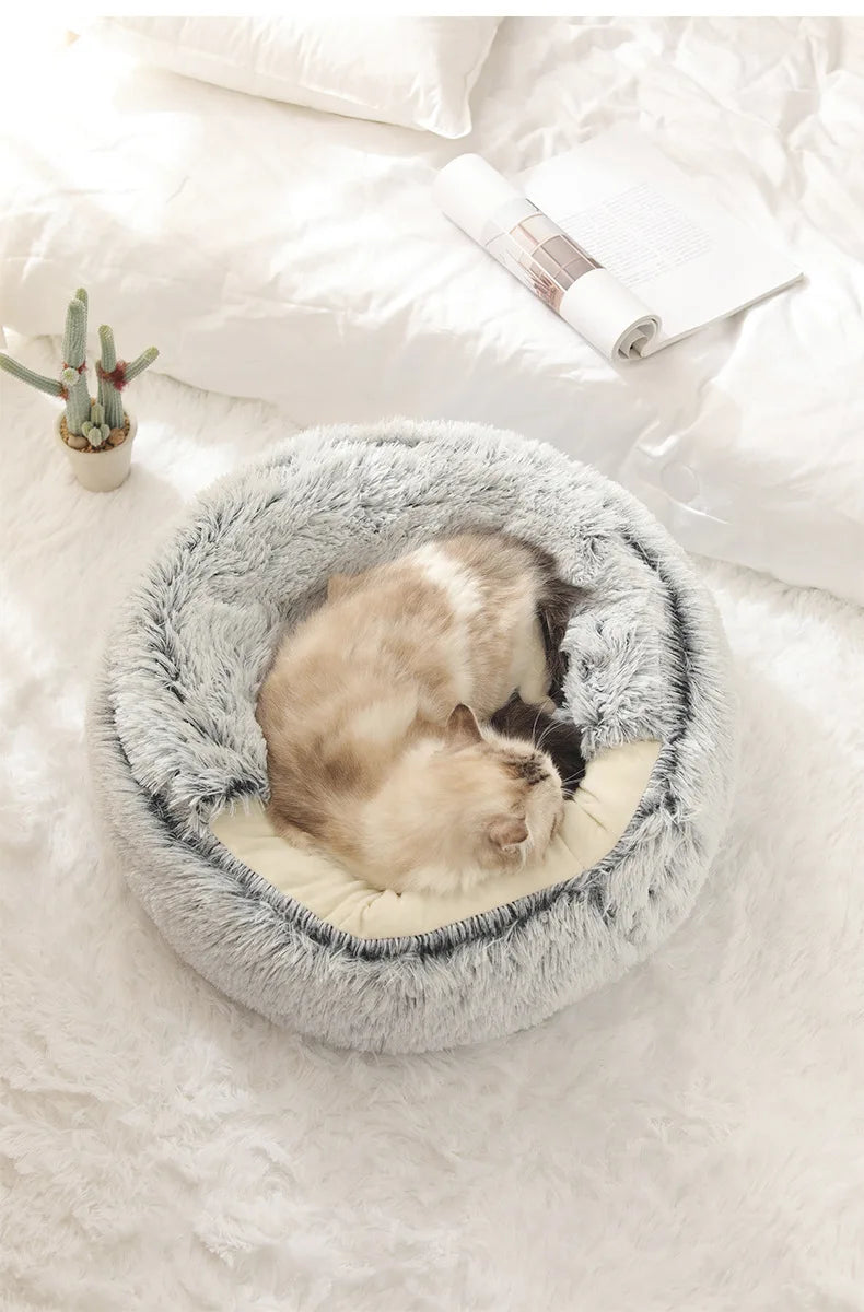 Autumn and Winter soft plush pet bed