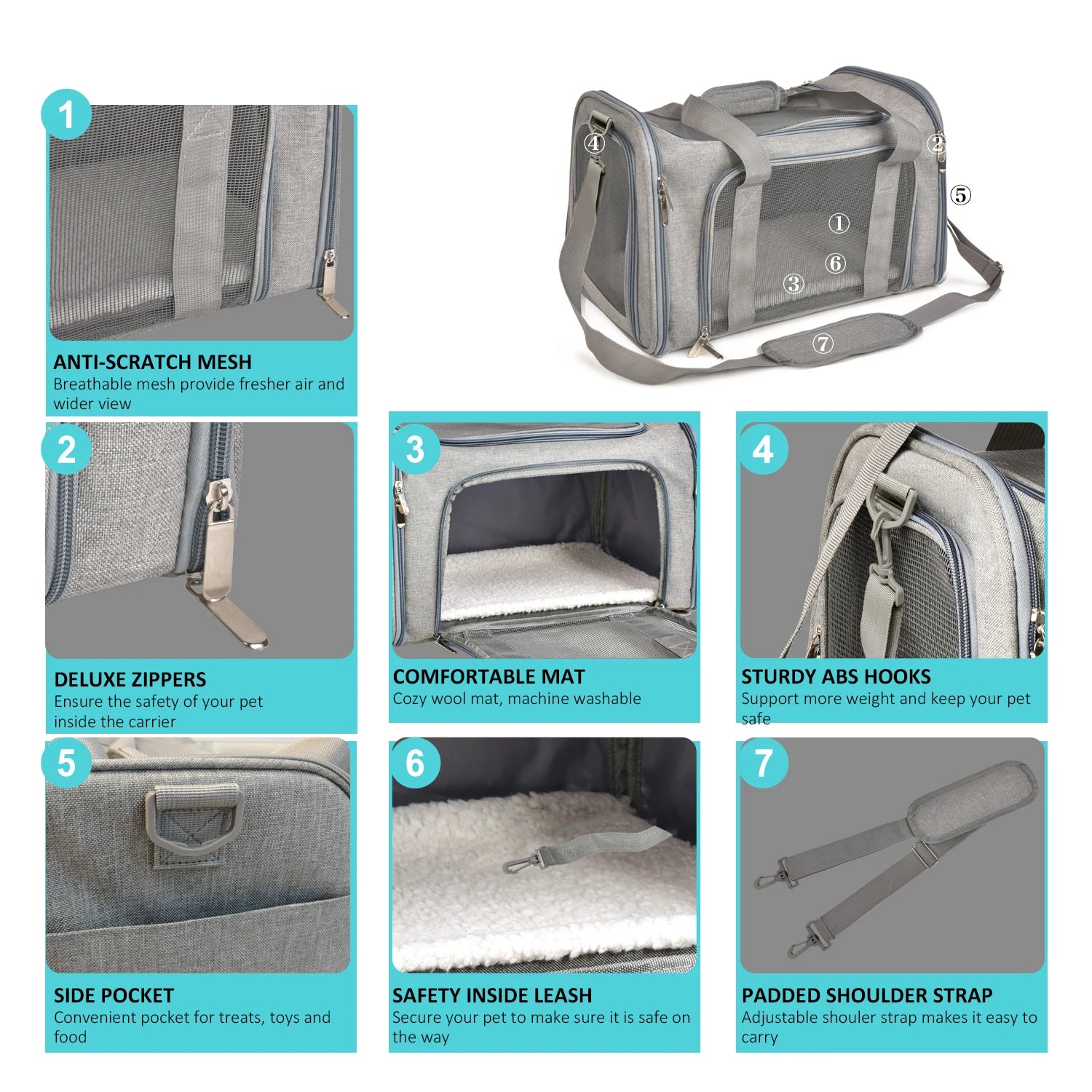 Airline Approved Medium and Large Pet Carriers