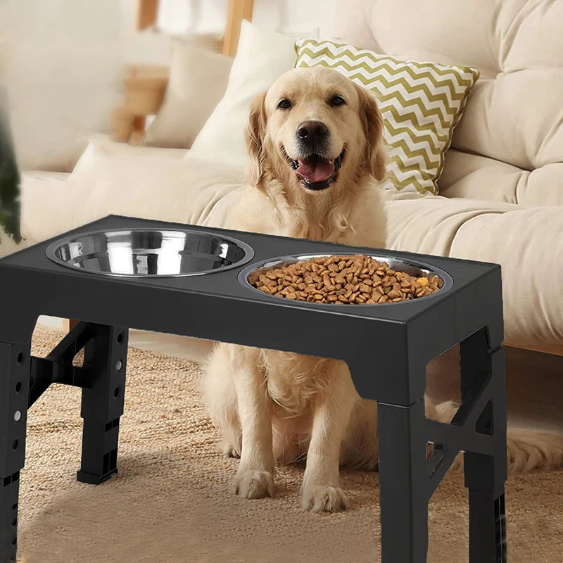 Adjustable Elevated Dog Bowls